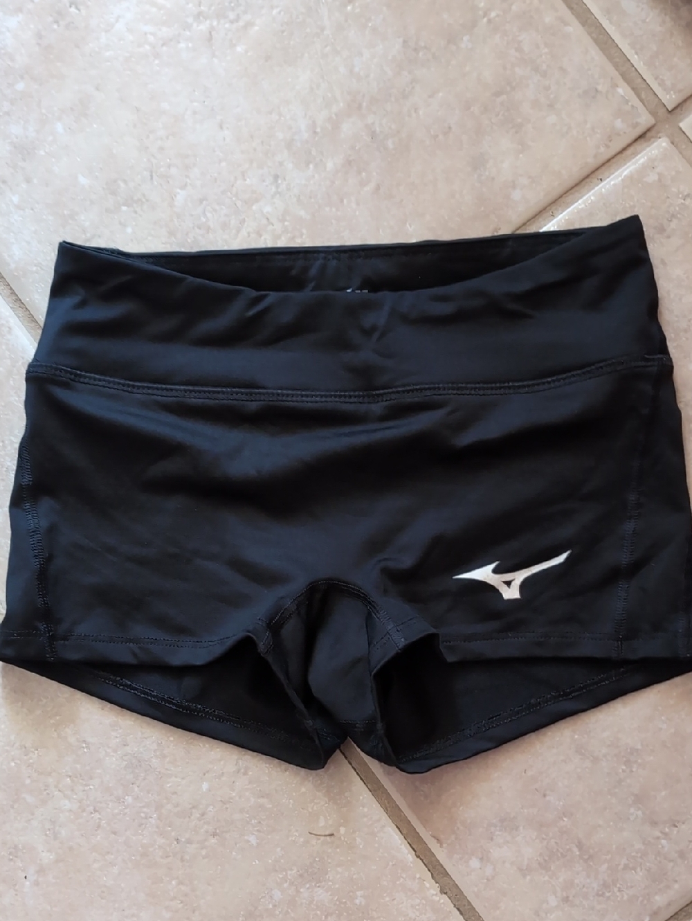 FREE Mizuno Black Athletic Shorts with White Logo